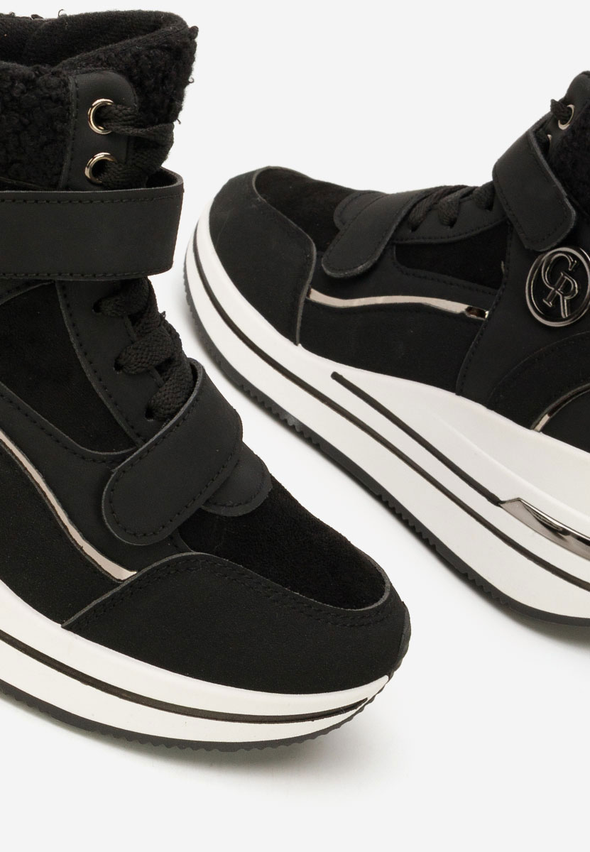 Černé kotníkové tenisky Velaris