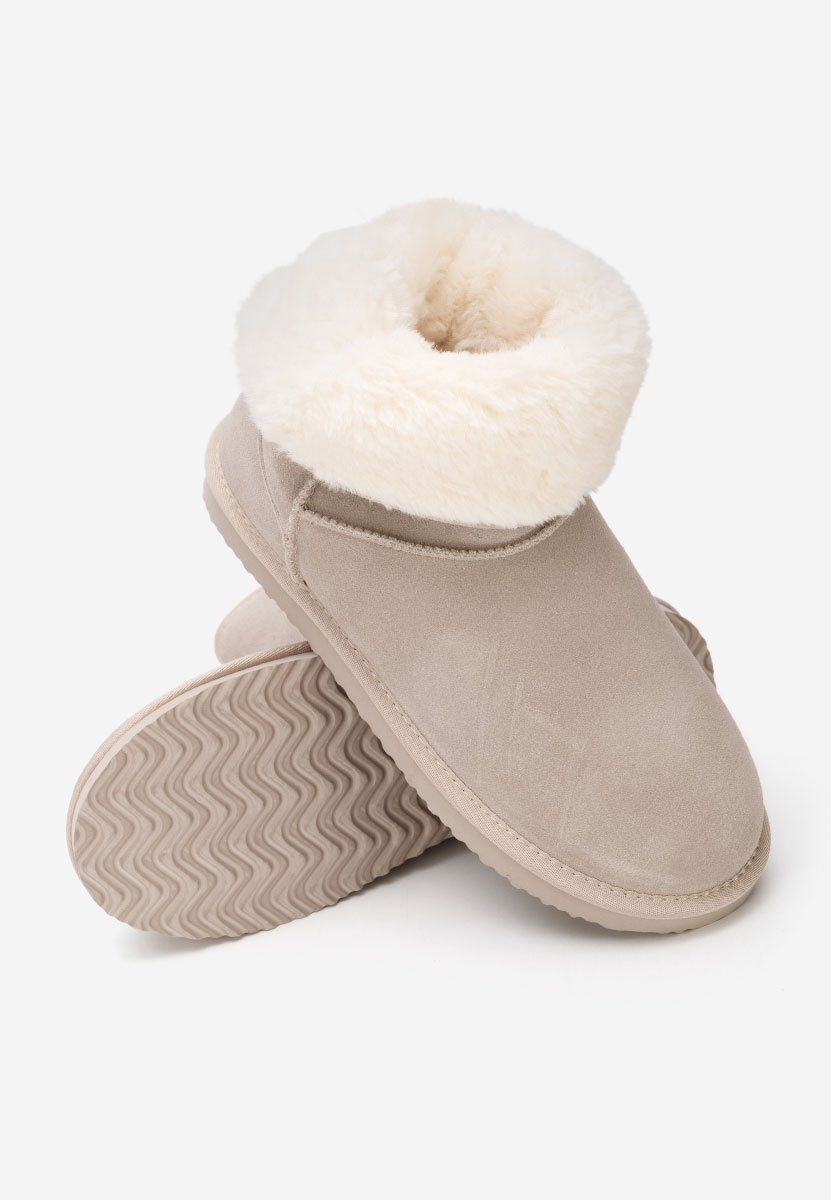 Béžové dámské válenky Crisea