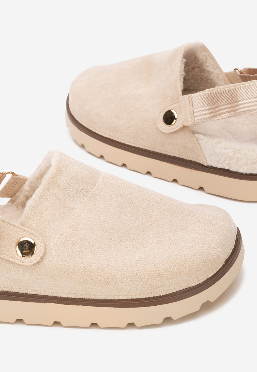 Béžové dámské dřeváky Tamra