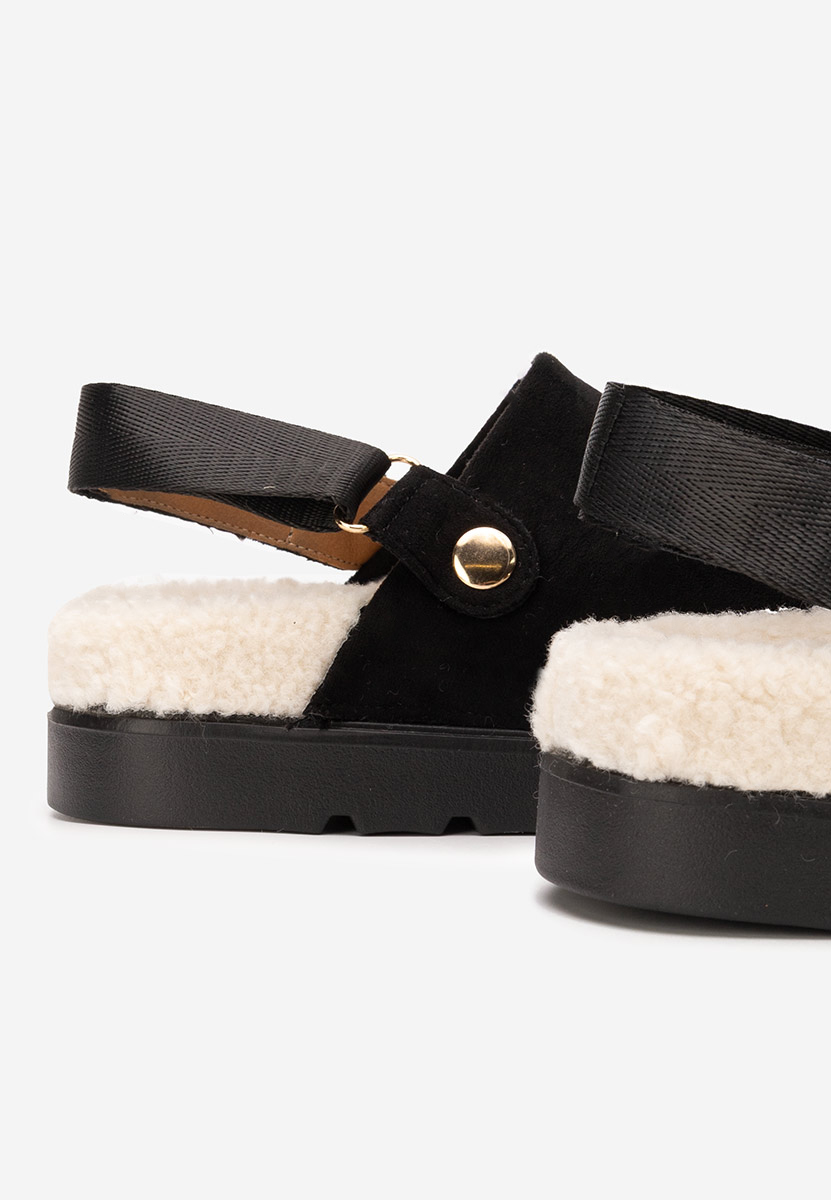 Černé dámské dřeváky Tamra