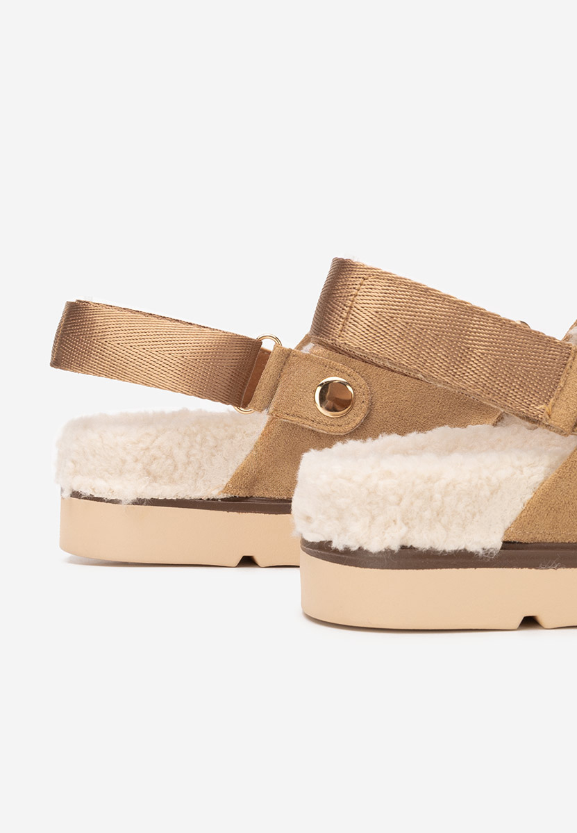 Khaki dámské dřeváky Tamra