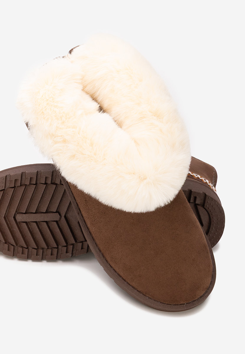 Hnedé kotníkové zimní boty Aliona Hnedé kotníkové zimní boty Aliona