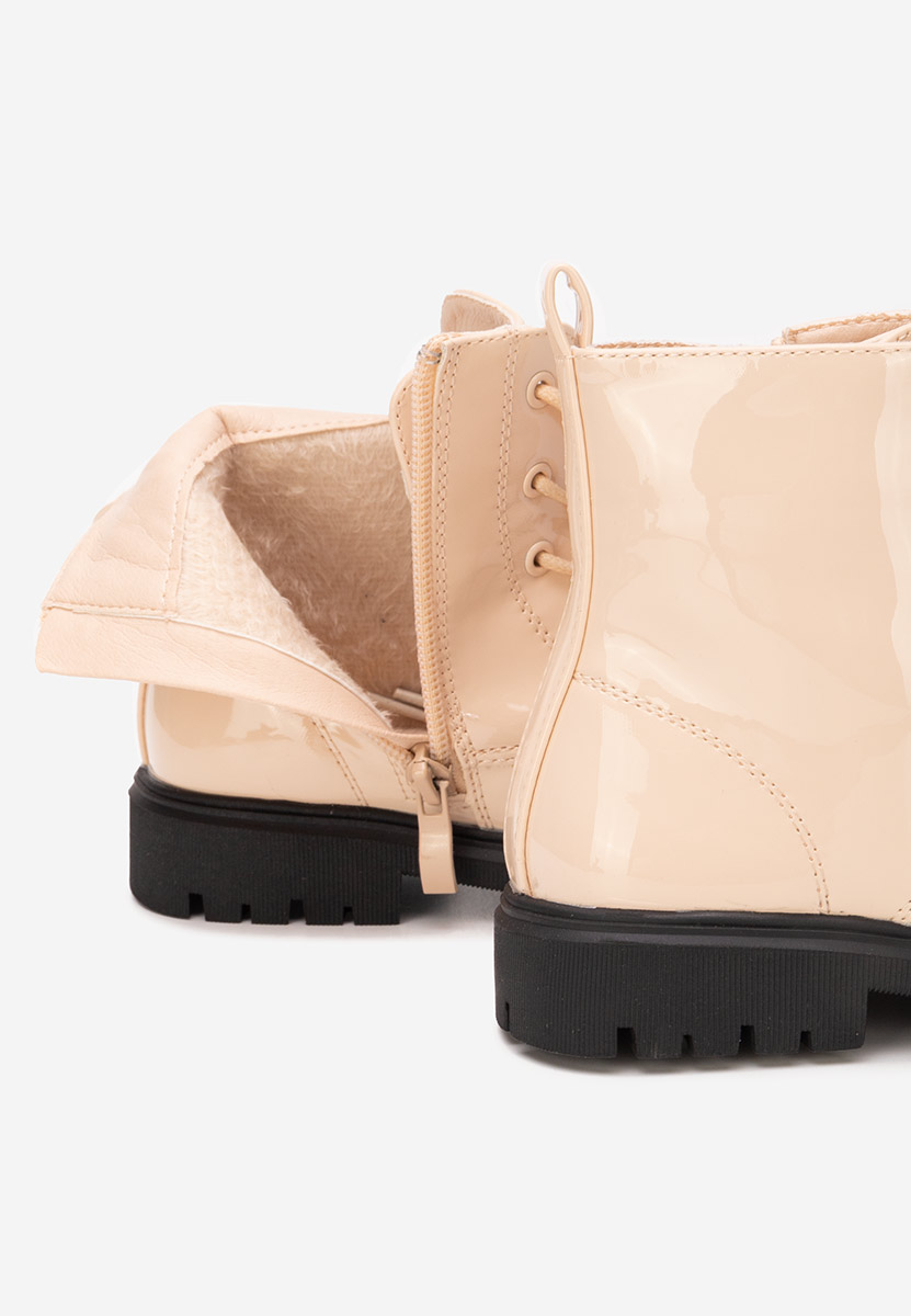 Béžové dívčí kotníkové boty Andonia