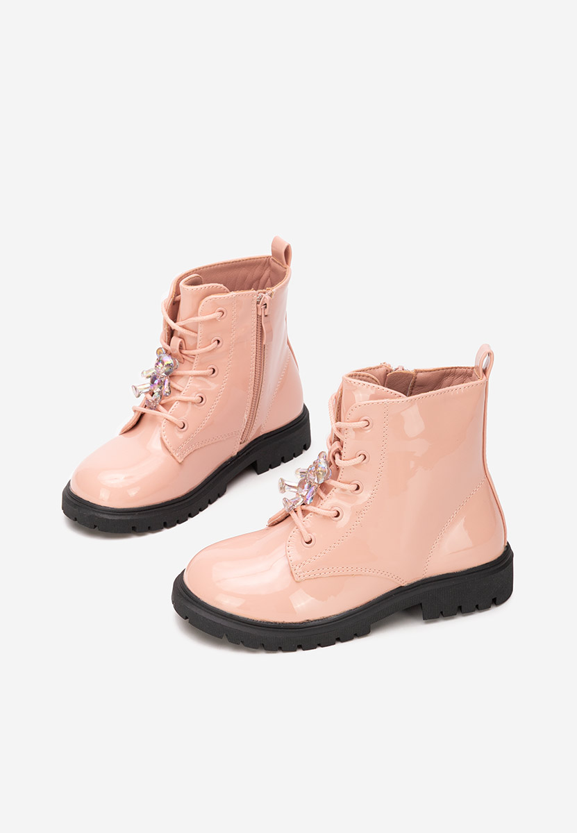 Ružové dívčí kotníkové boty Andonia