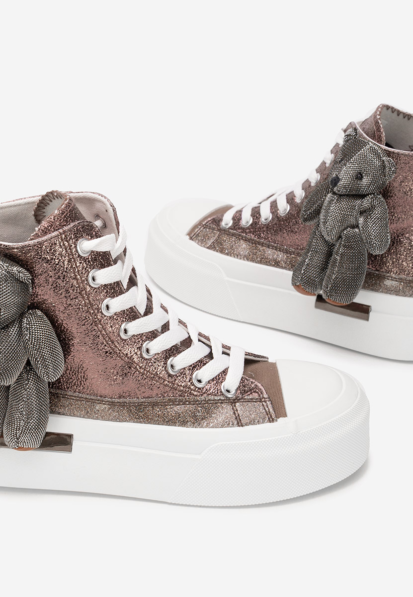 Měděná kotníkové tenisky Alisea