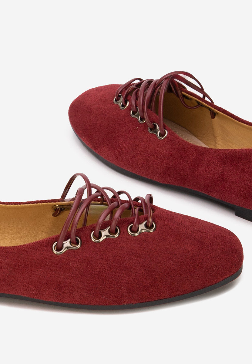 Červené dámské baleríny Carela Červené dámské baleríny Carela