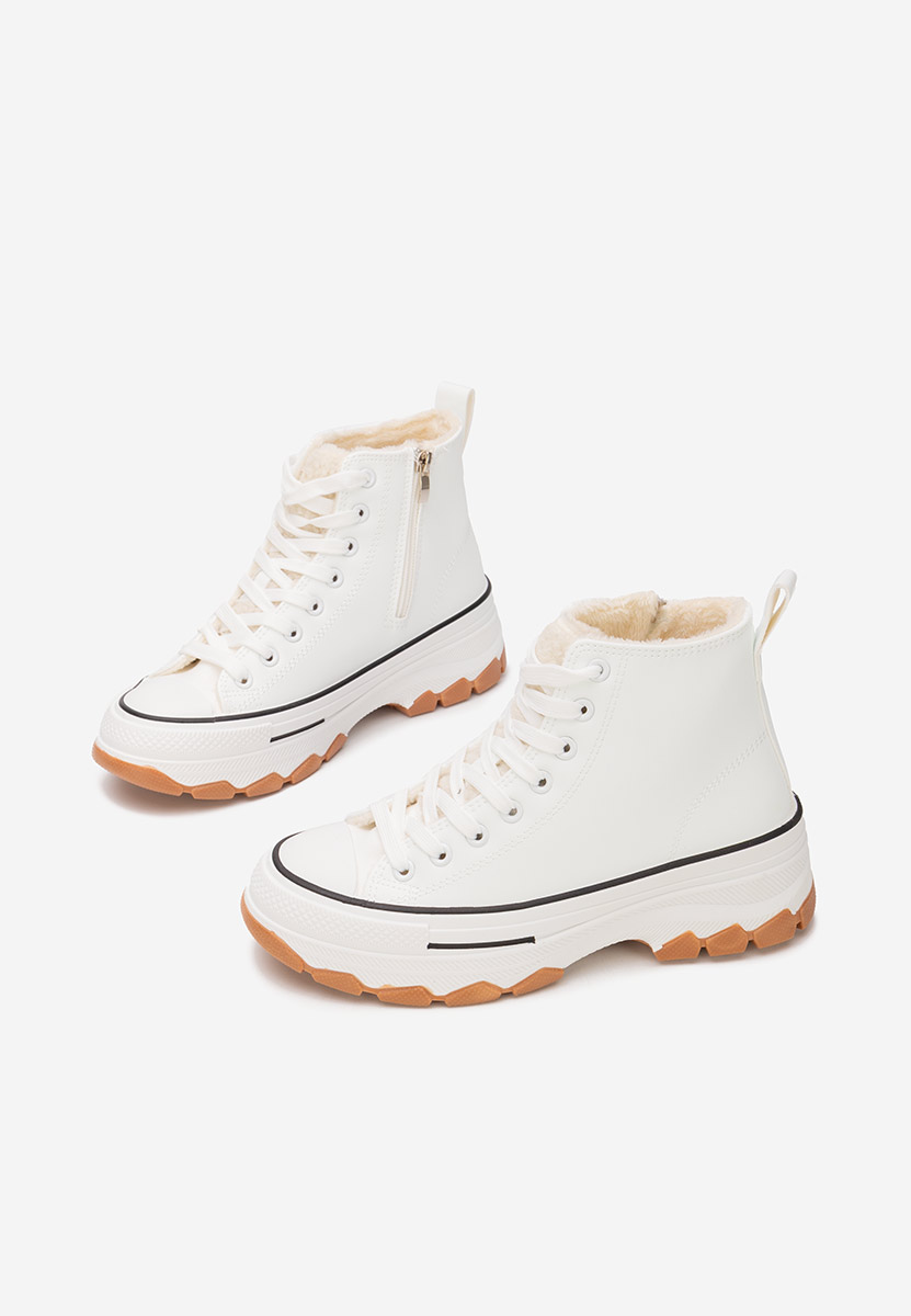 Bílé kotníkové tenisky Raviana V7