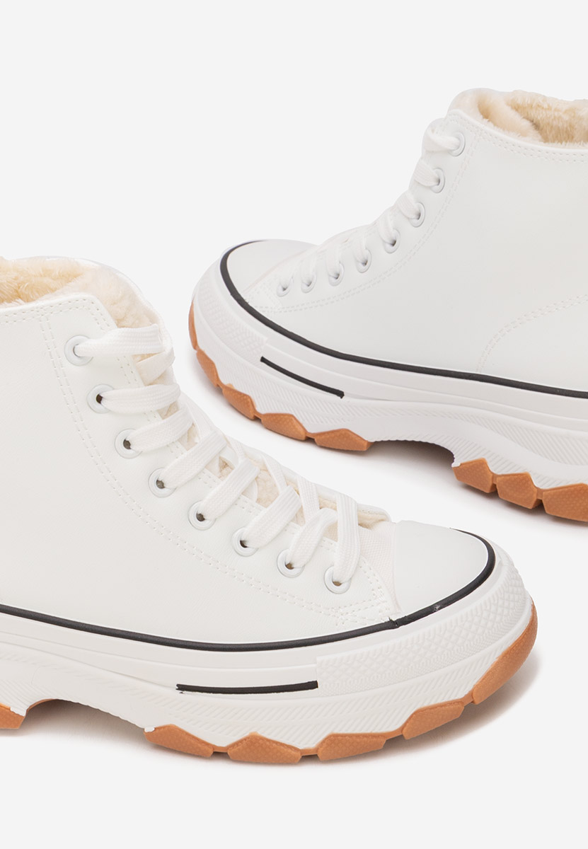 Bílé kotníkové tenisky Raviana V7