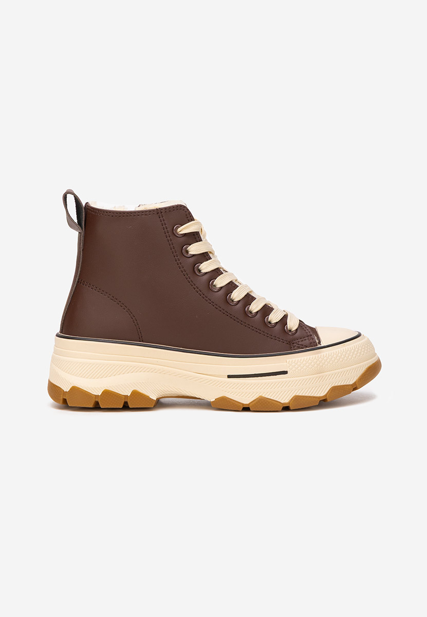 Hnedé kotníkové tenisky Raviana V7