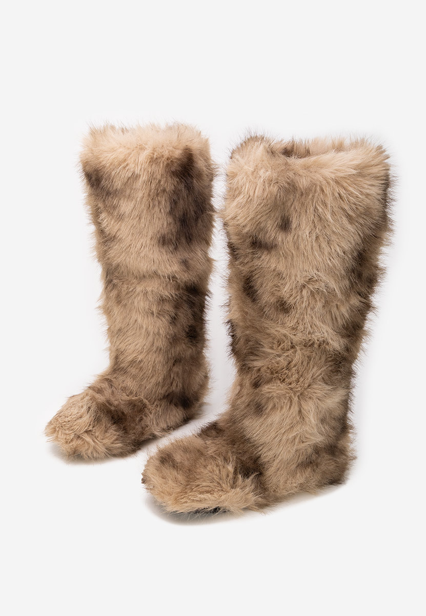 Khaki dámské zimní boty Gelira