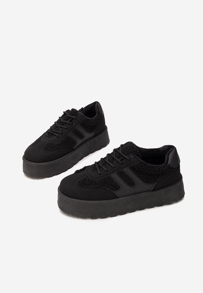 Černé dámské tenisky na platformě Luniva