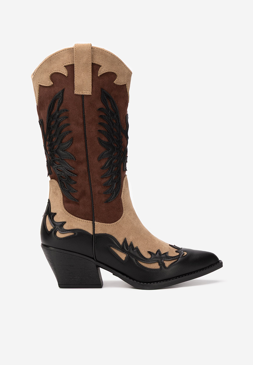 Černé dámské kozačky Jasnira