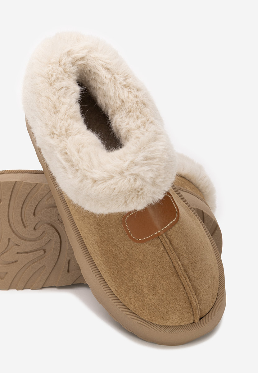 Khaki členkové čižmy na platforme Elarva