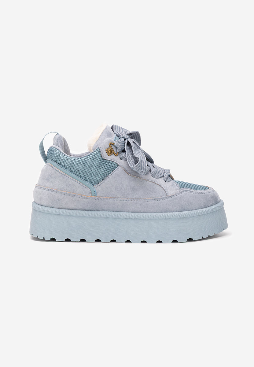 Modré dámské tenisky na platformě Isariel