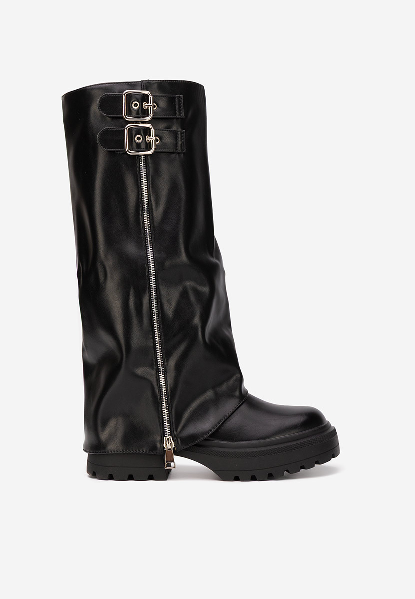 Černé dámské kozačky Jorena