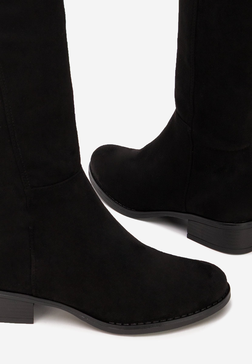 Černé kozačky nad koleno Inies Černé kozačky nad koleno Inies