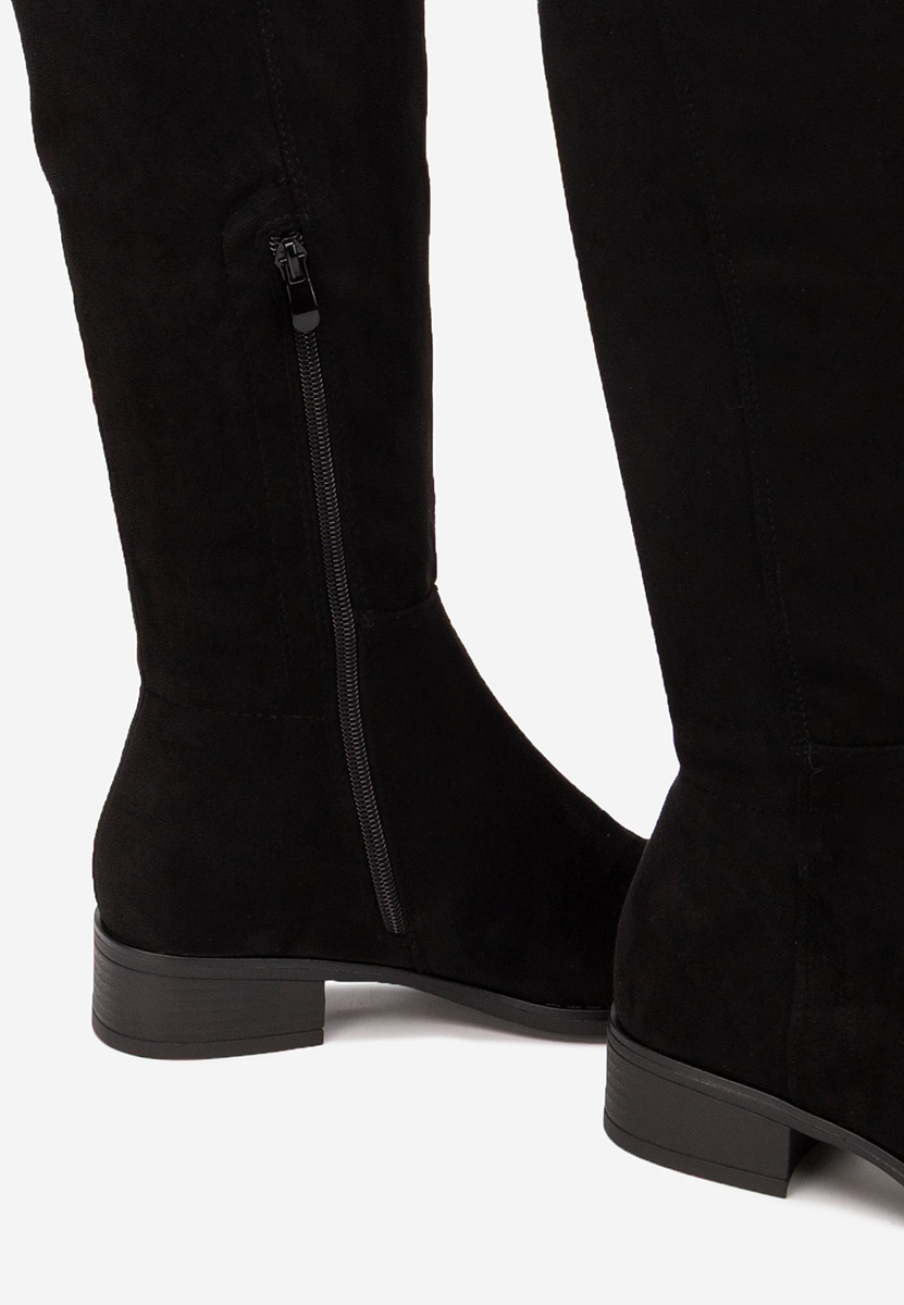 Černé kozačky nad koleno Inies Černé kozačky nad koleno Inies