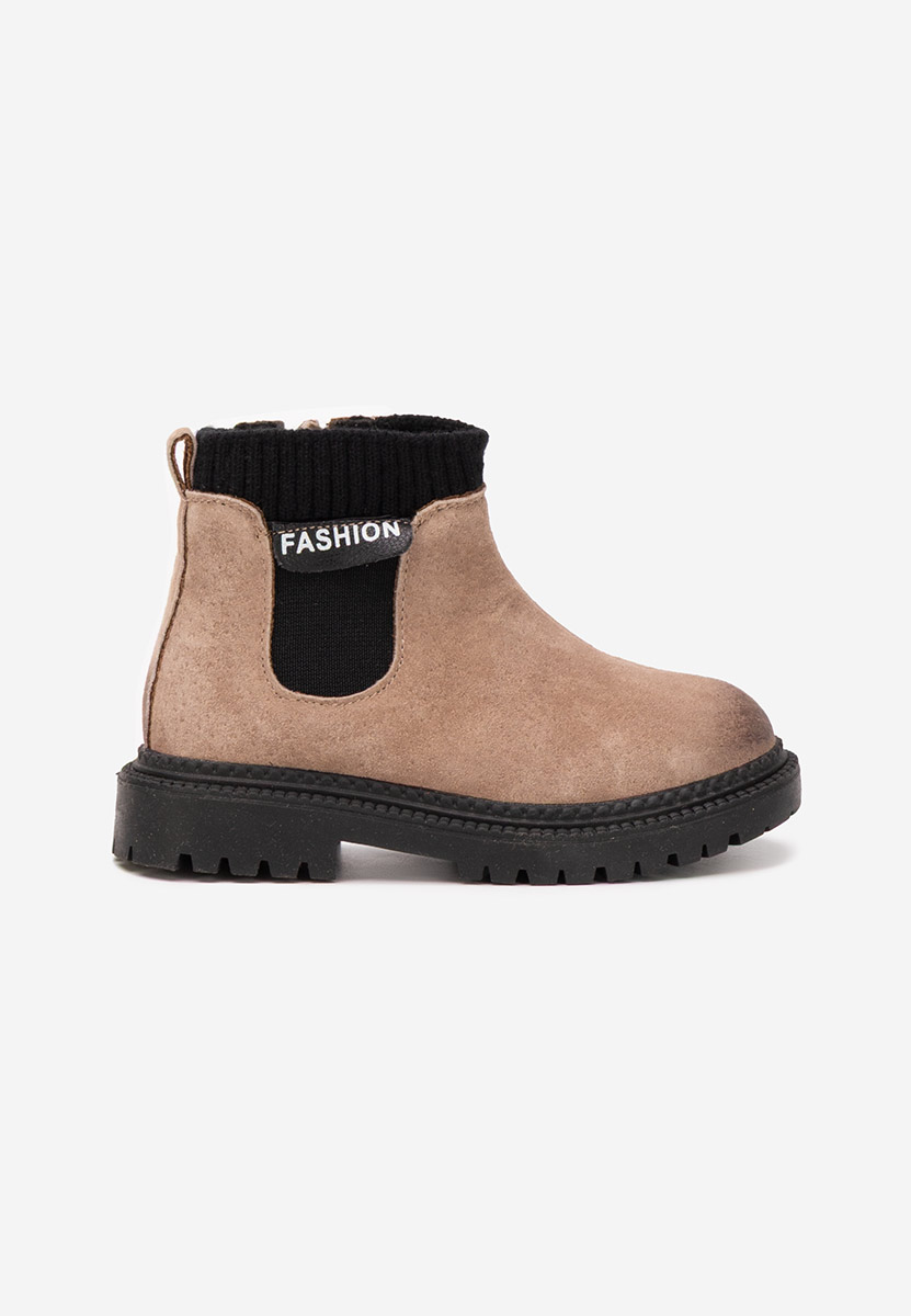 Camelové dětské kotníkové boty Fashion