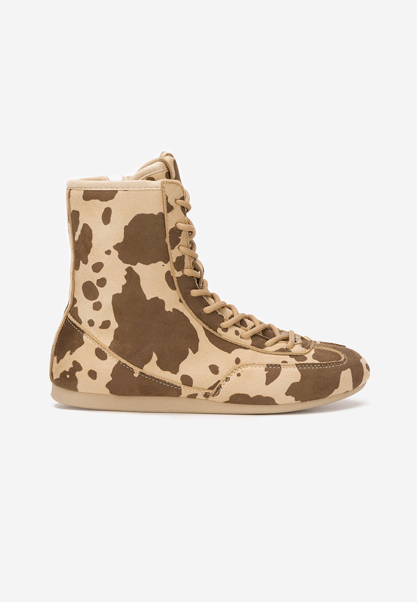 Animal print kotníkové tenisky Rodnei