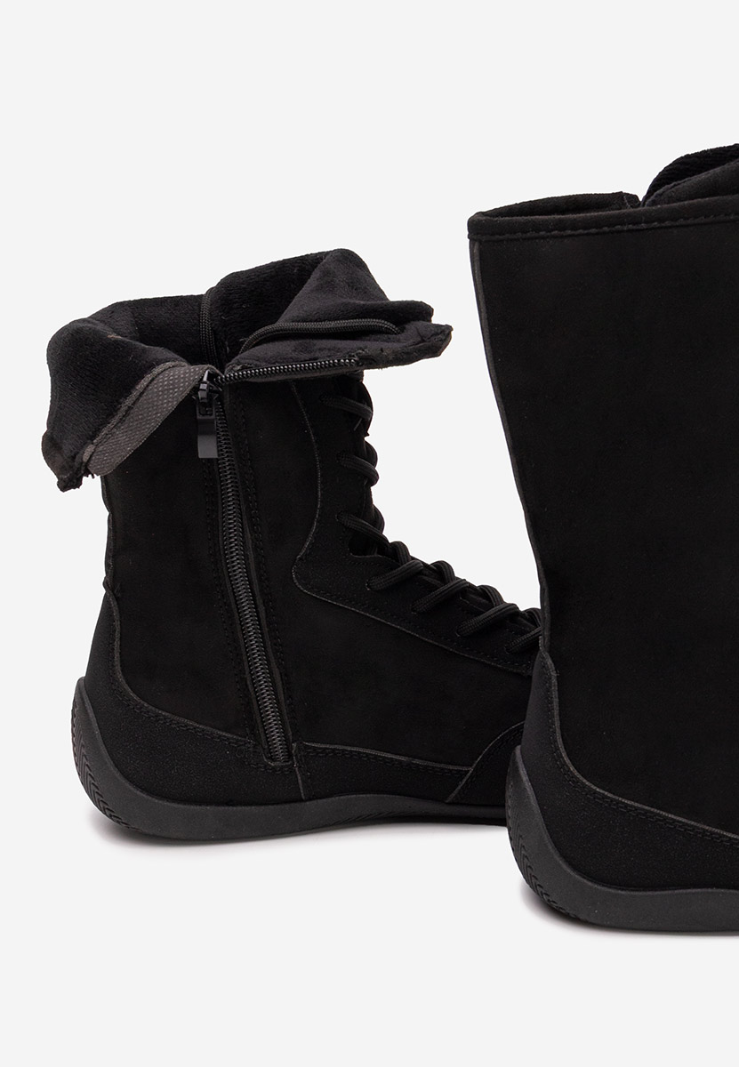 Černé kotníkové tenisky Stelia