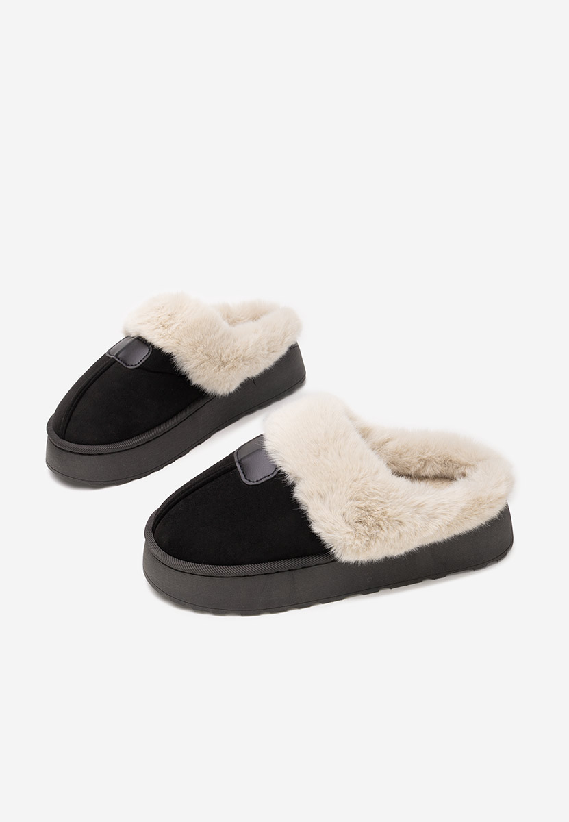 Černé dámské dřeváky Flufina