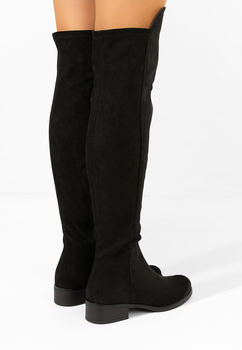 Černé kozačky nad koleno Inies Černé kozačky nad koleno Inies