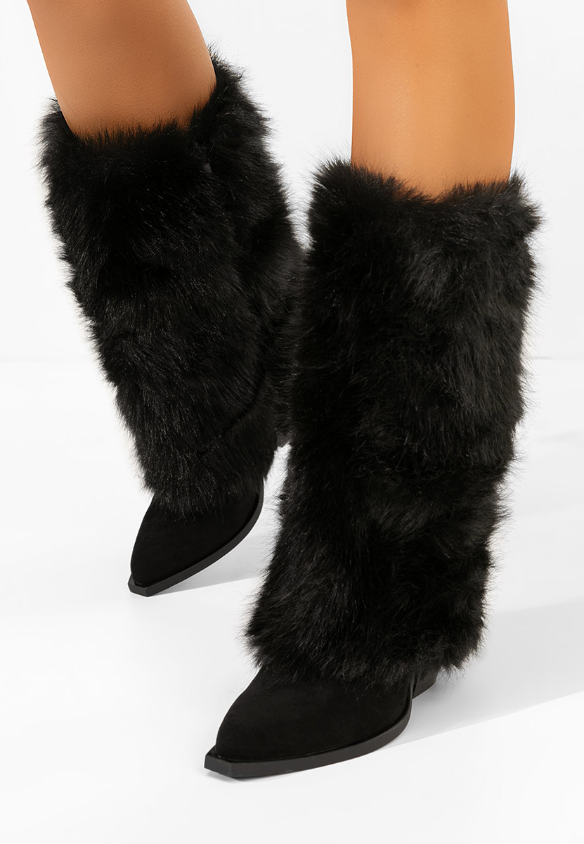 Olive dámské zimní boty Ine negre