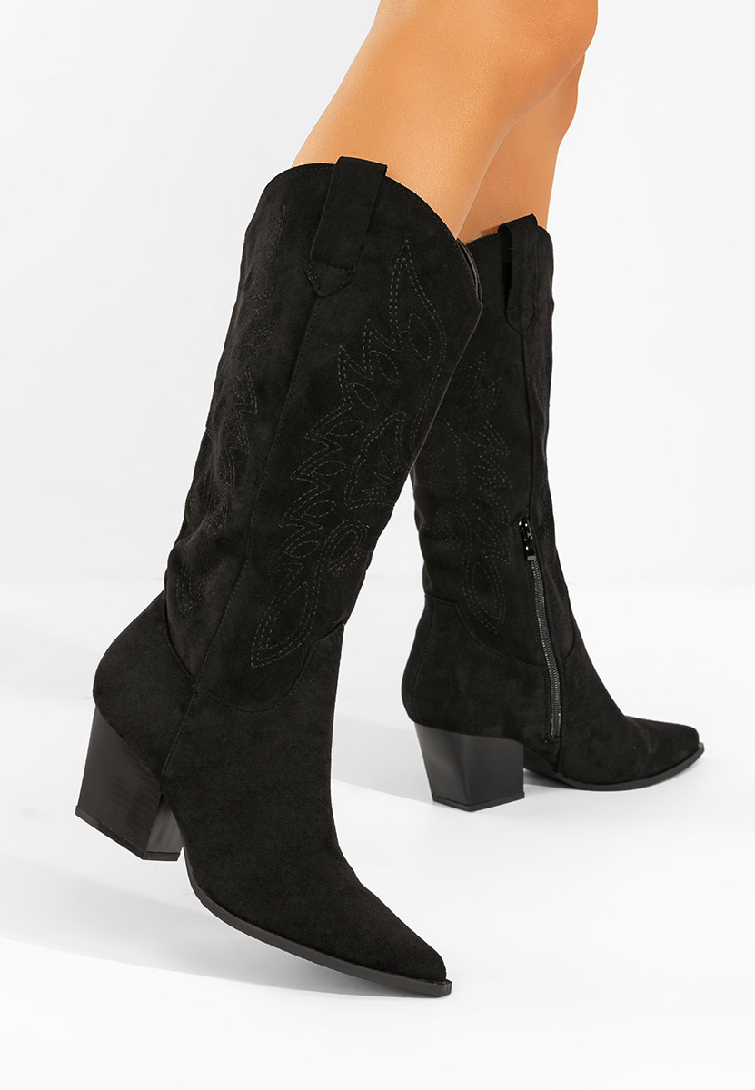 Černé dámské kozačky Josephina