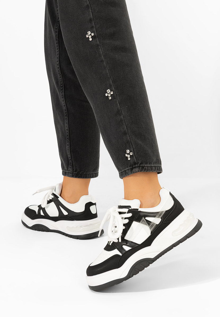 Černé dámské tenisky na platformě Taniela