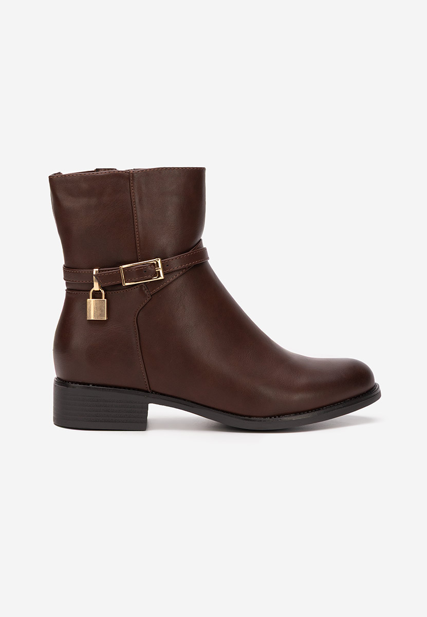 Hnedé dámské kotníková obuv Aurisel