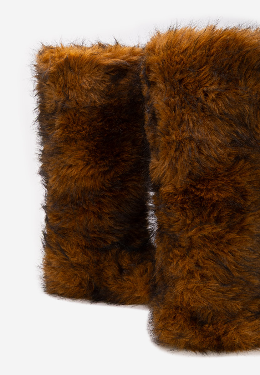 Camelové dámské zimní boty Gelira