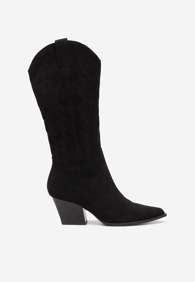 Černé dámské kozačky Josephina