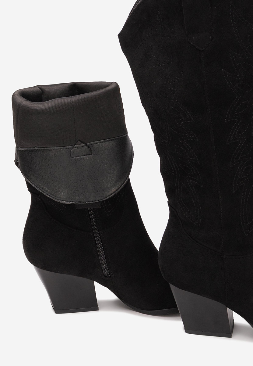 Černé dámské kozačky Josephina