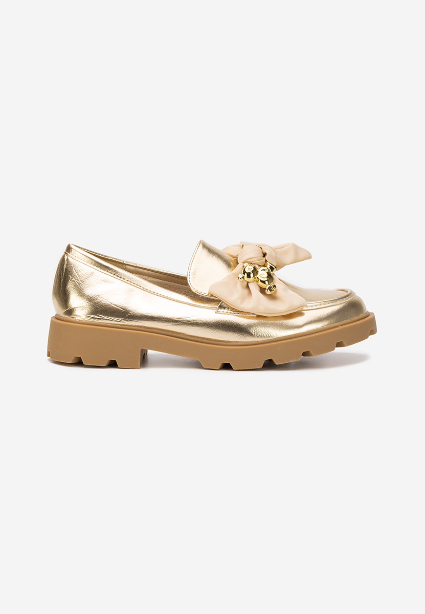 Zlaté mokasíny dámské Desana