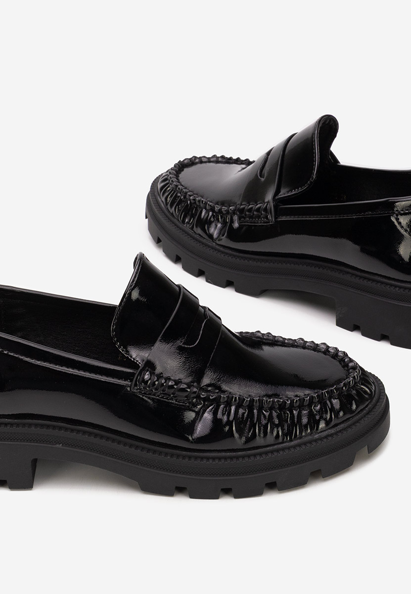 Černé dámské mokasíny Eleonora