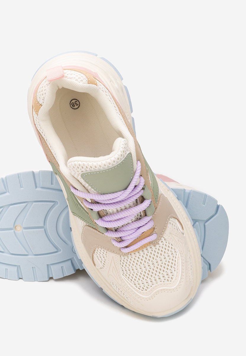 Viacfarebné dámské tenisky na klínku Alfredia