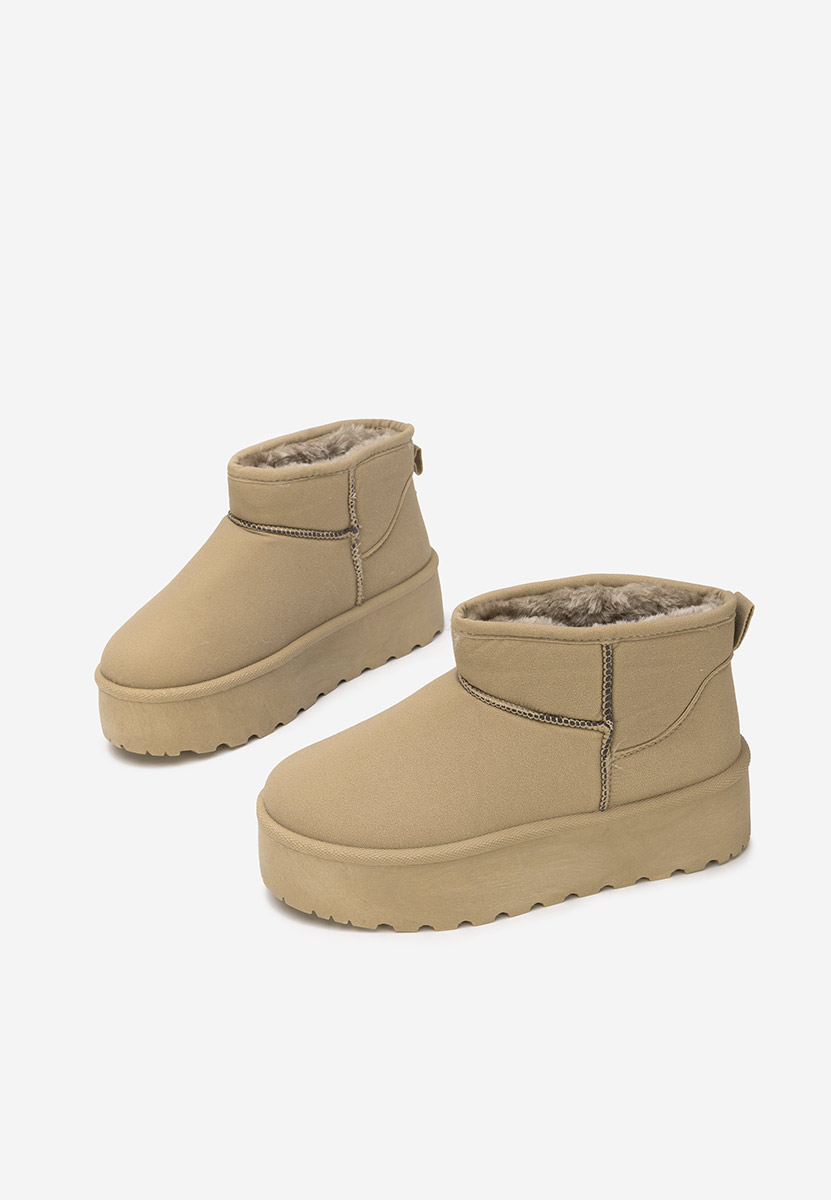 Khaki dámské válenky Sereena