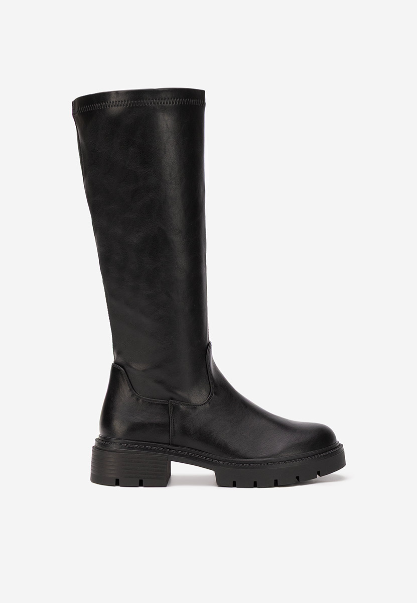 Černé dámské kozačky Nicoua V2