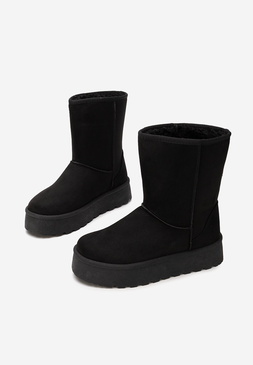 Černé dámské válenky na platformě Luisana