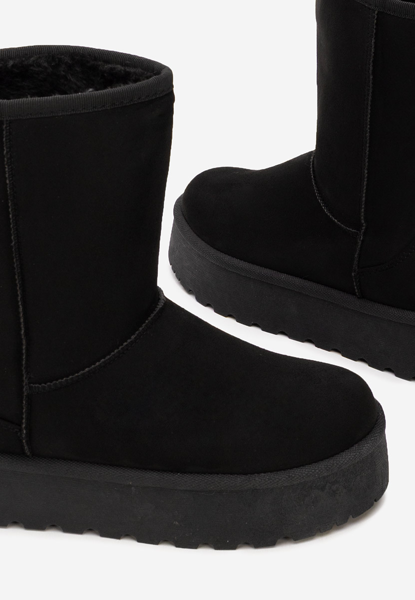 Černé dámské válenky na platformě Luisana