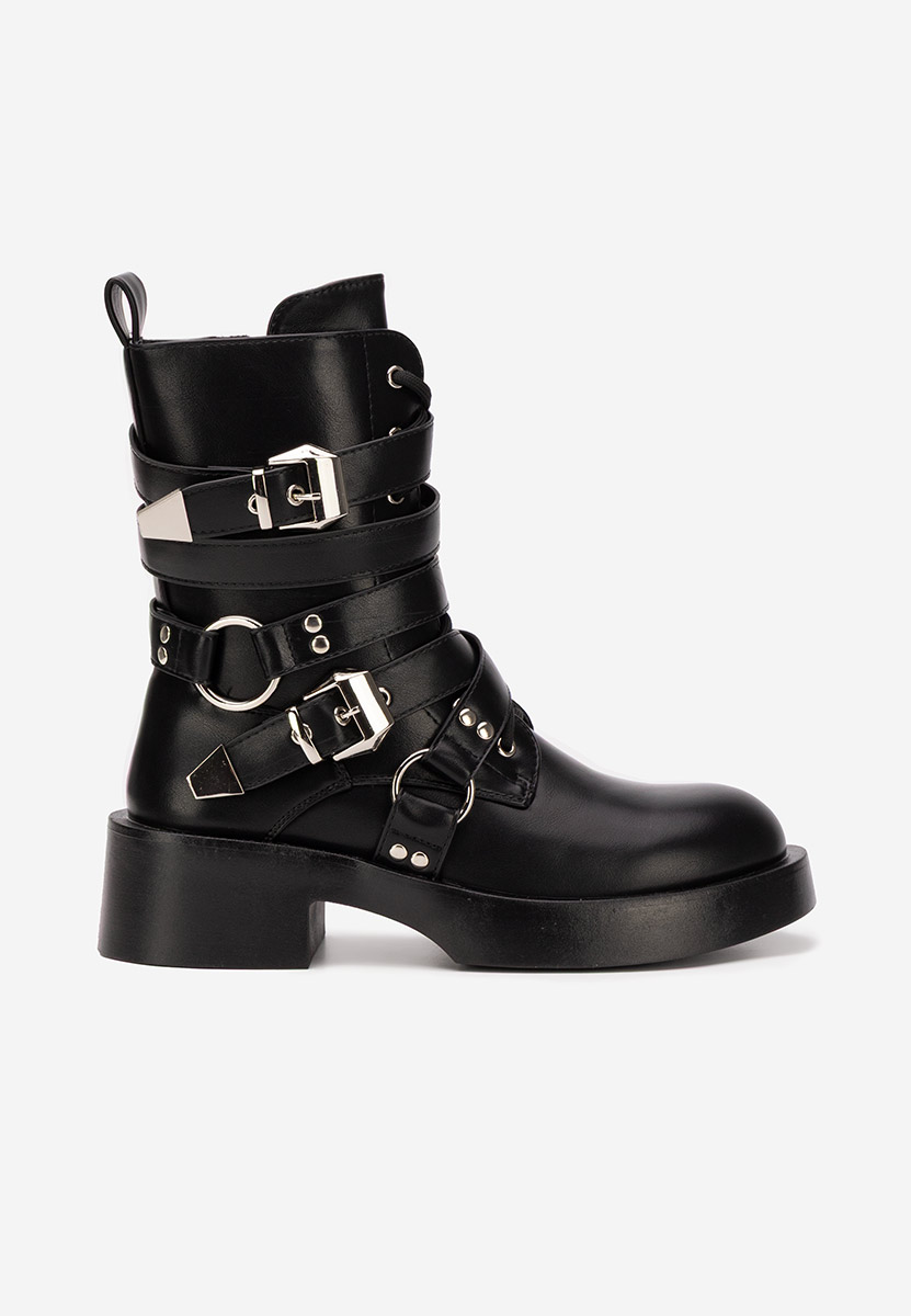 Černé dámske workery Damaria