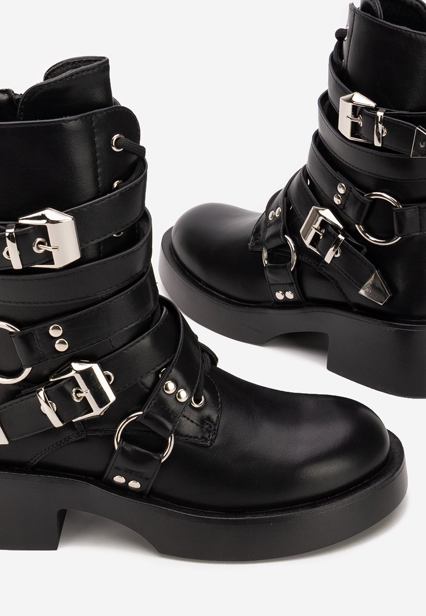 Černé dámske workery Damaria