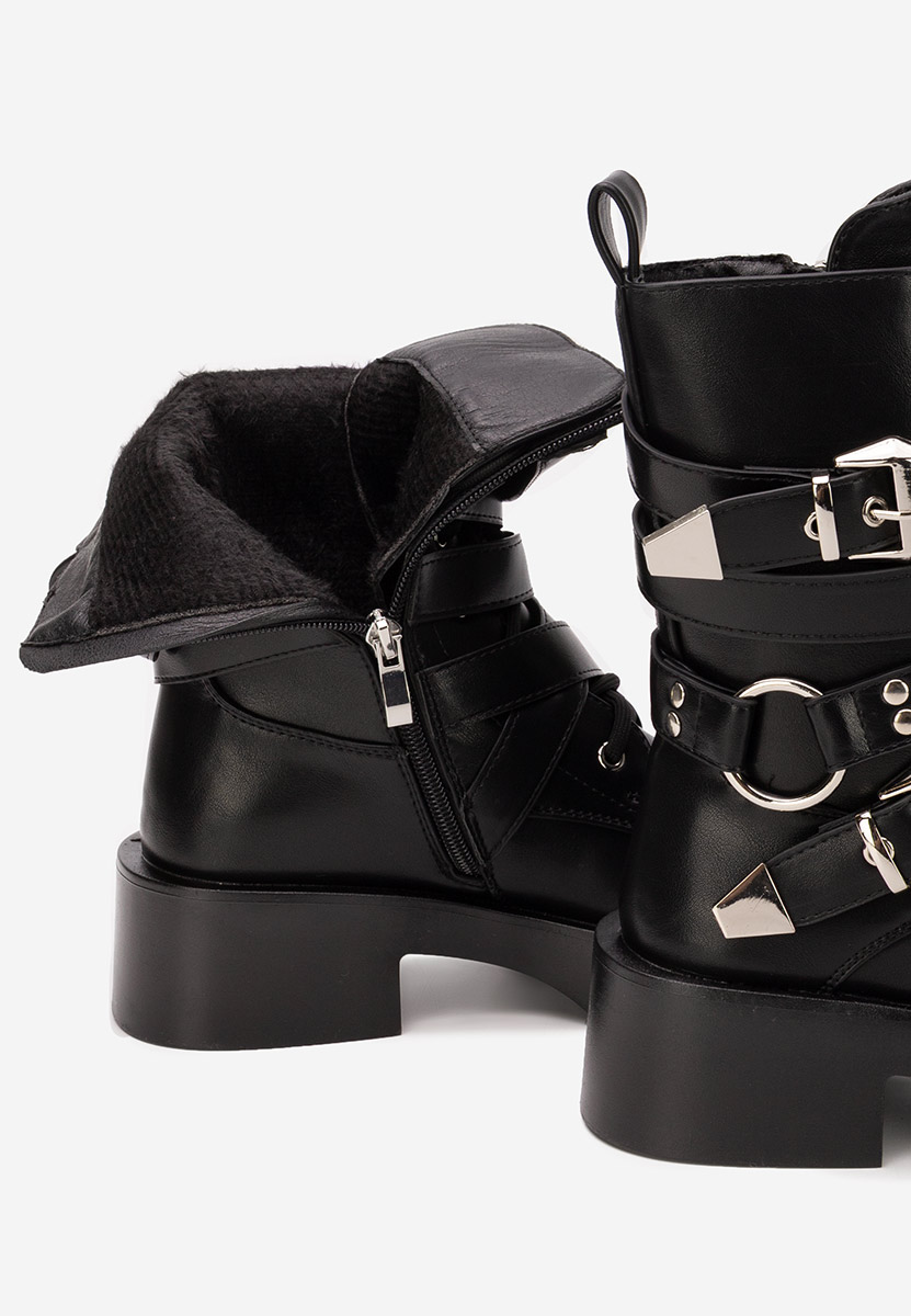 Černé dámske workery Damaria