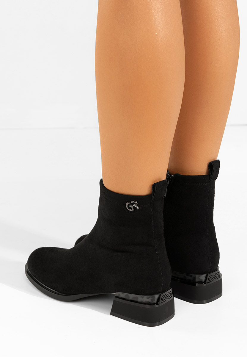 Černé dámské kotníková obuv Adalinia