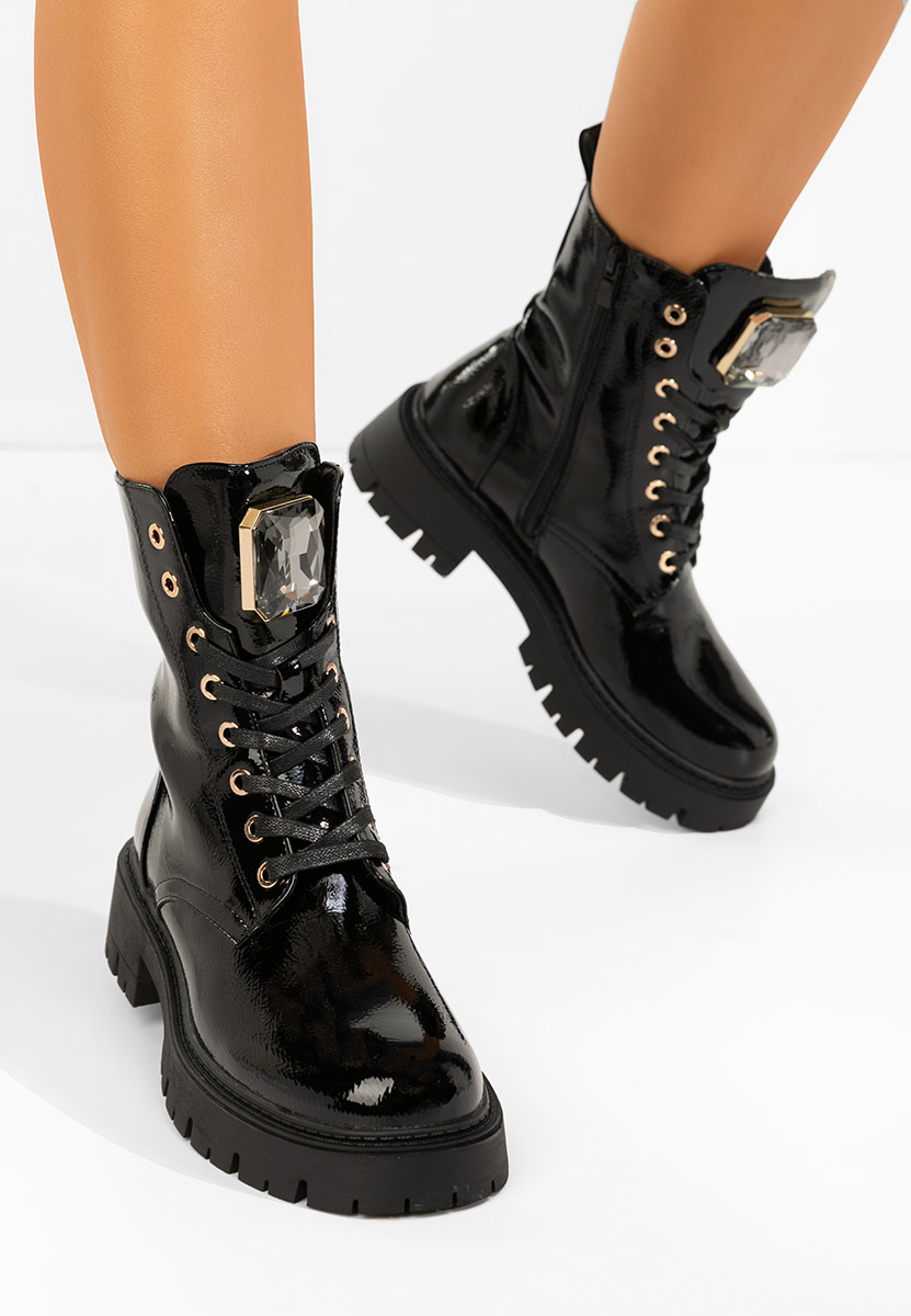 Černé dámske workery Tatiania