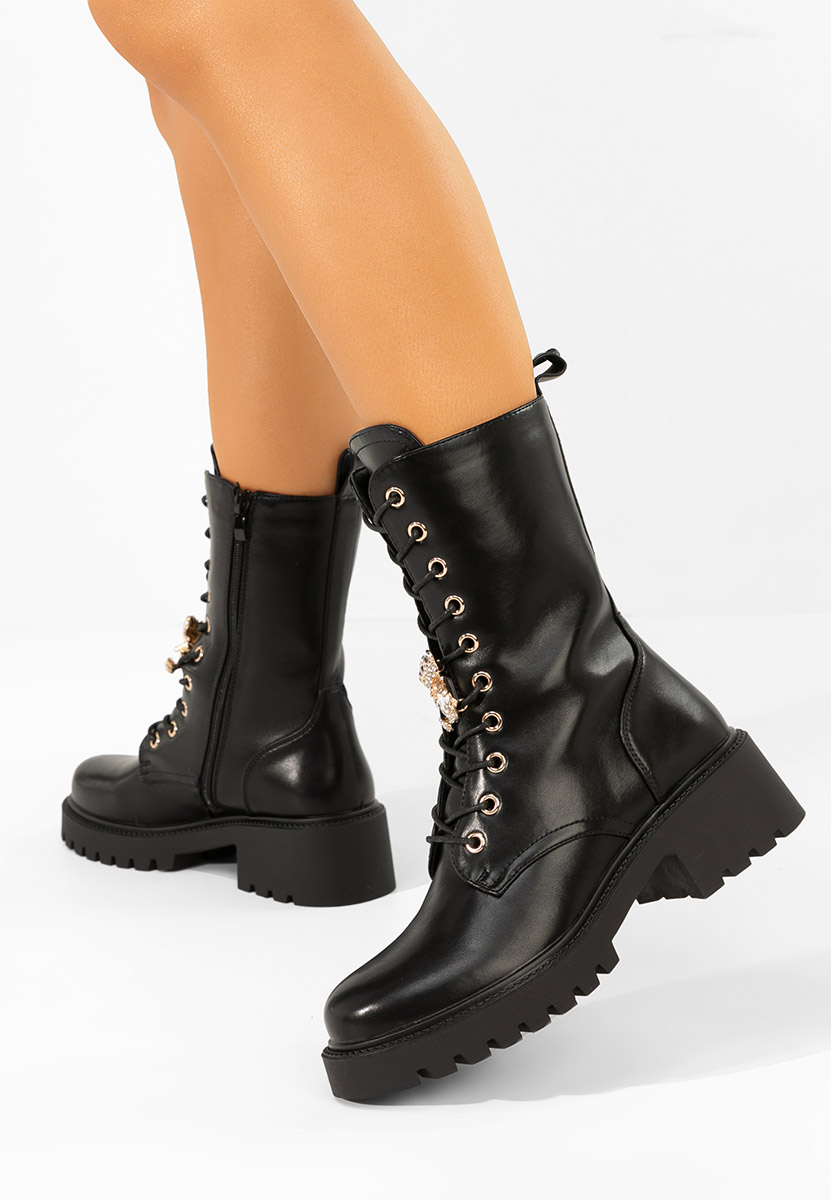 Černé dámske workery Fabina