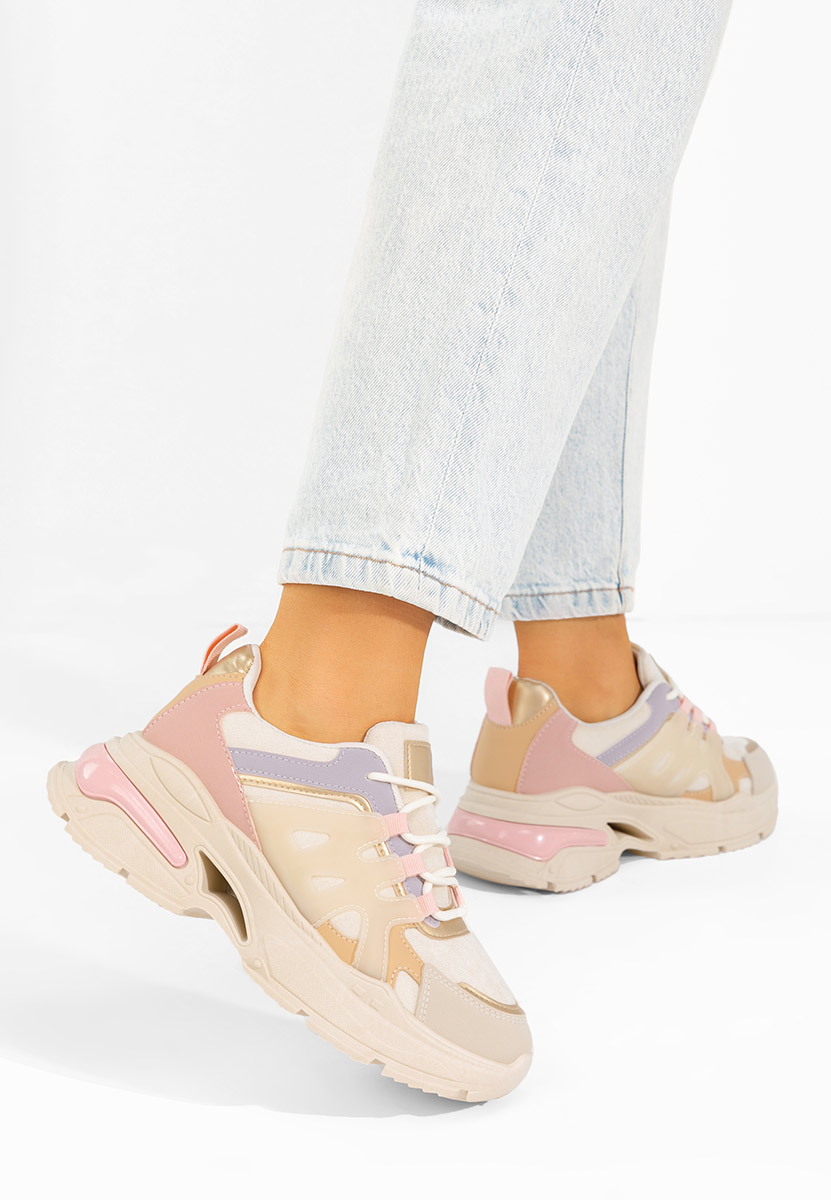 Viacfarebné dámské tenisky na klínku Alverisa