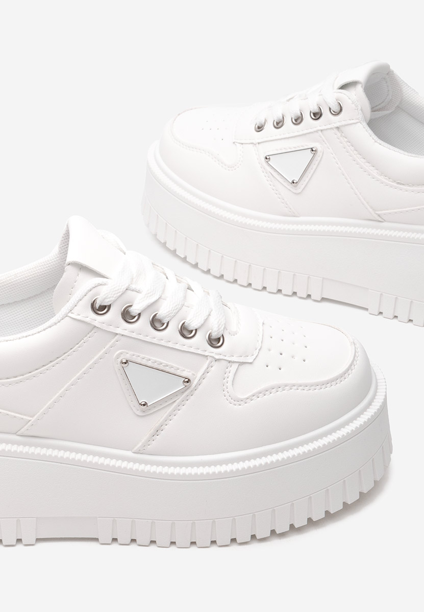 Bílé dámské tenisky na platformě Madaline