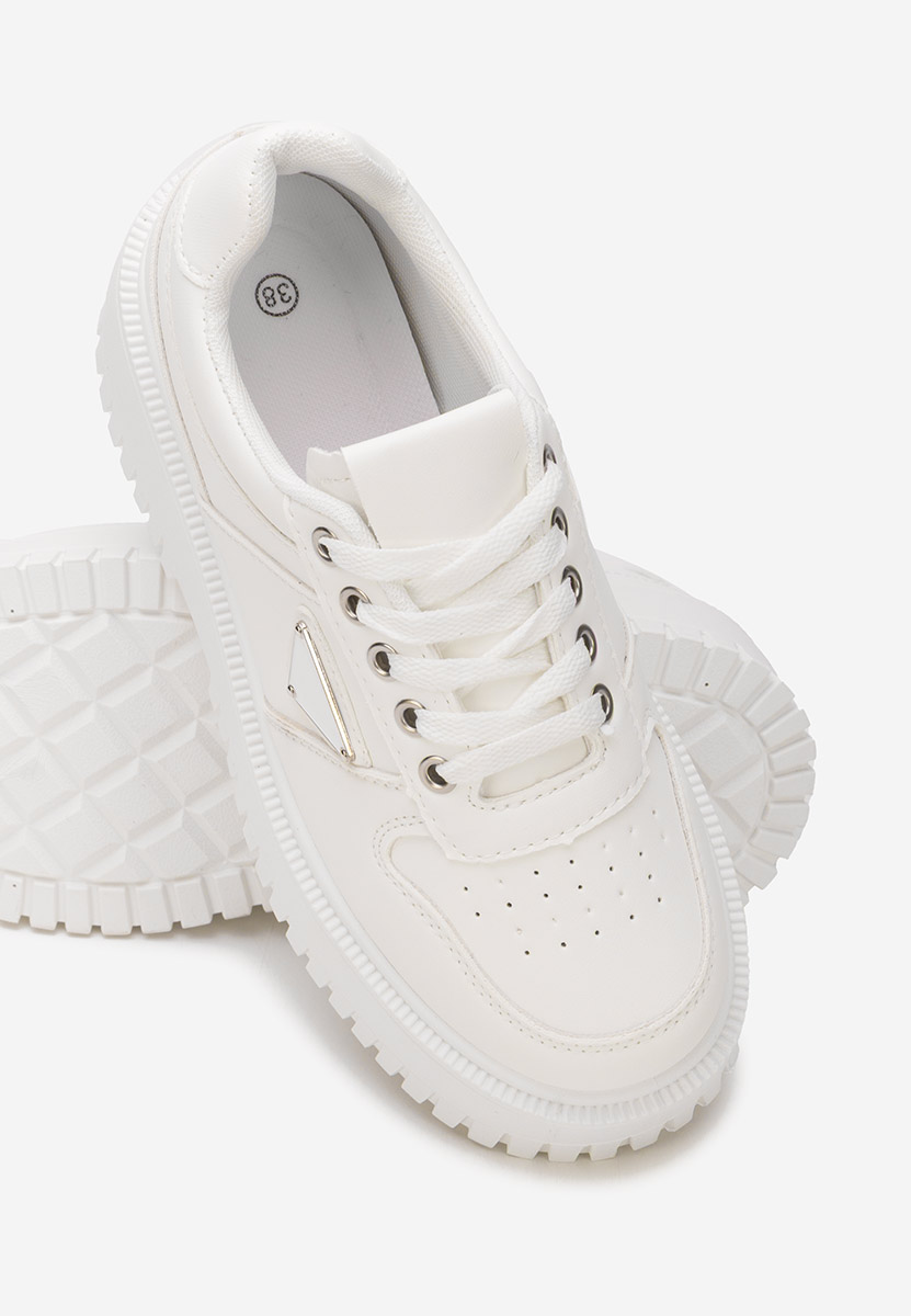 Bílé dámské tenisky na platformě Madaline