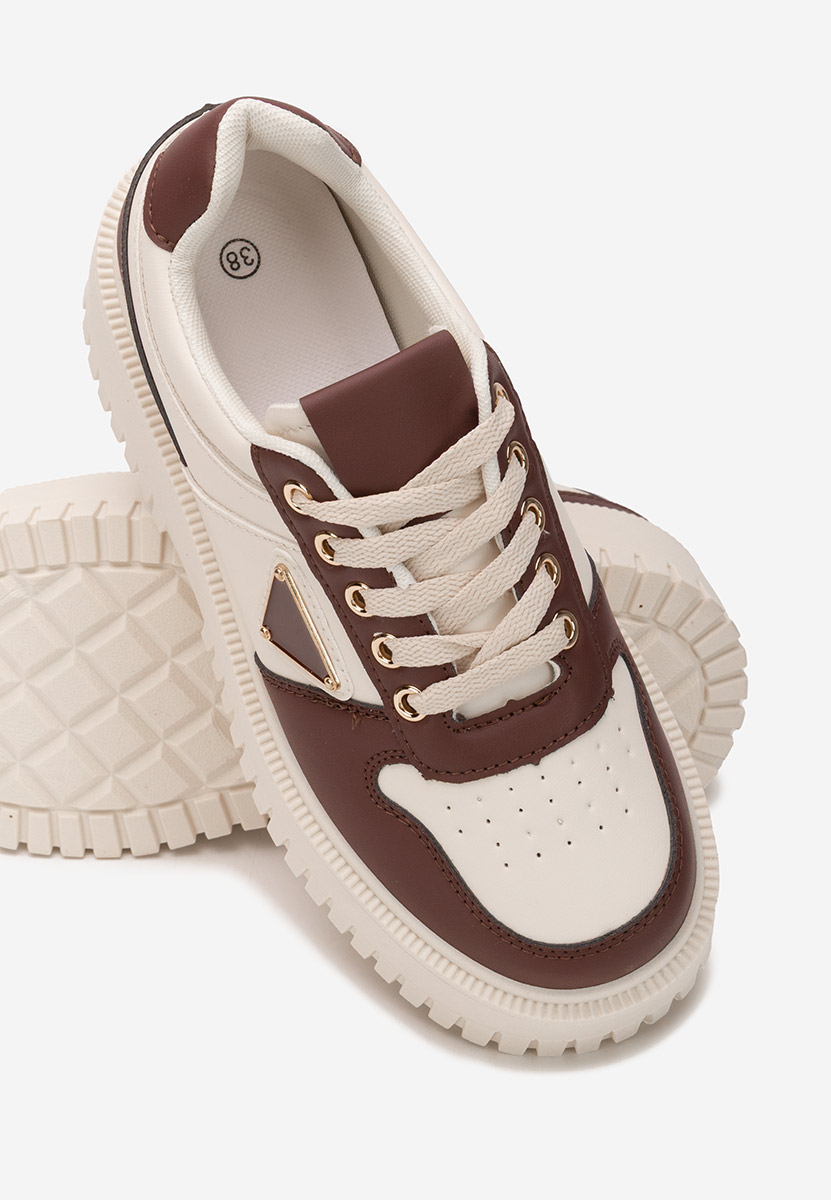 Bordové dámské tenisky na platformě Madaline